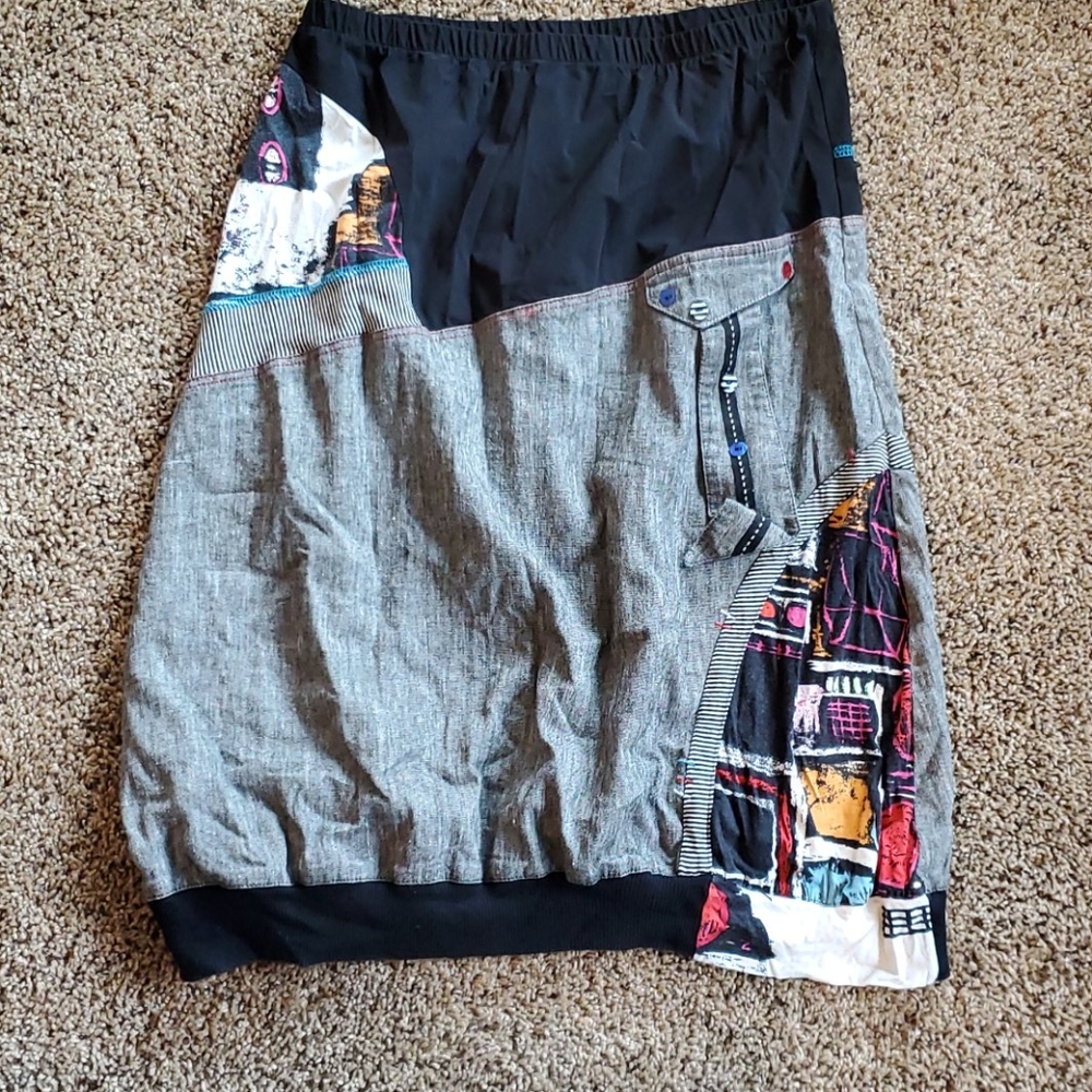 Pause Cafe Patterned Skirt